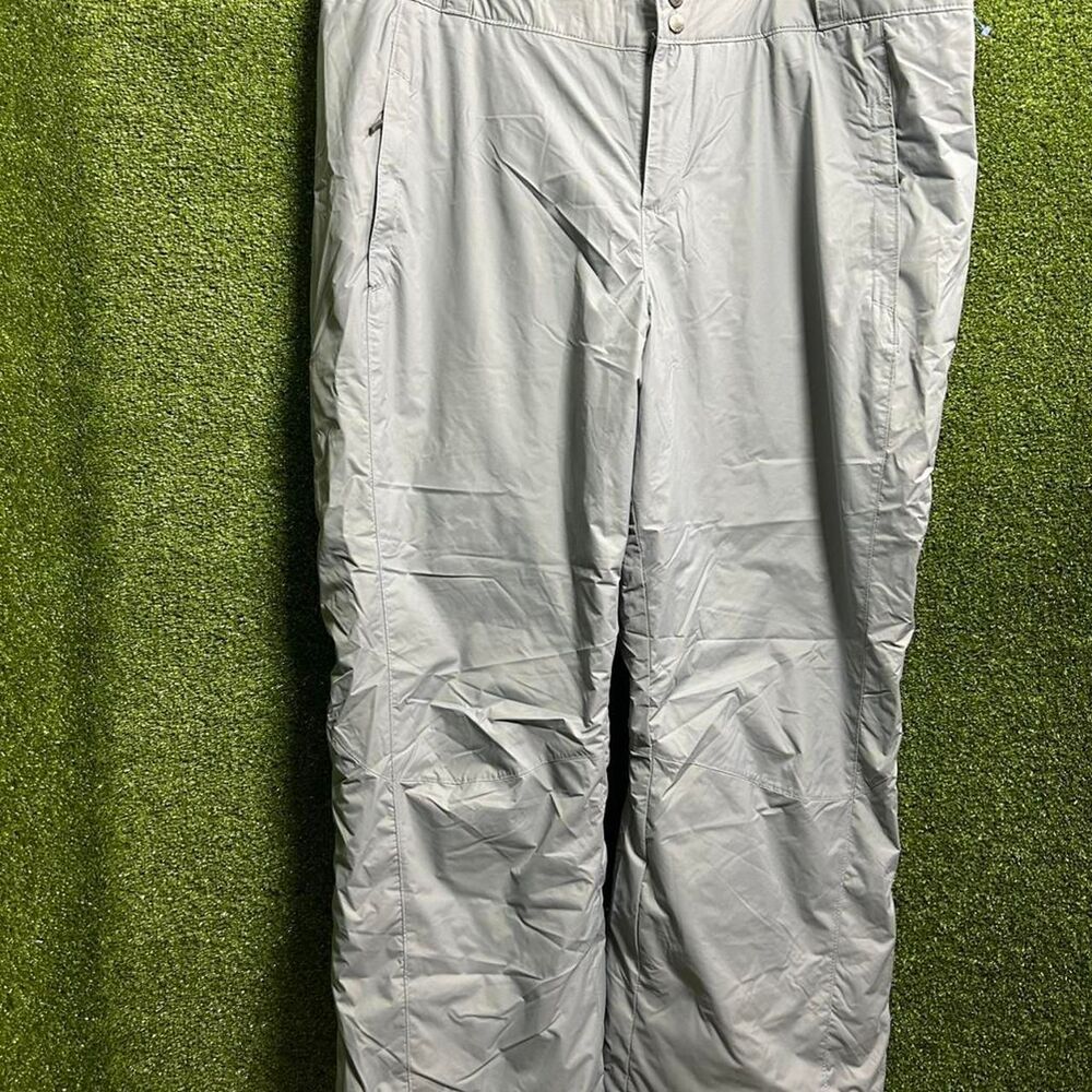 Columbia-sportswear Men's Grey and Silver Trousers